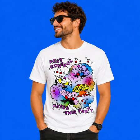 Pest Control Hates This Party Graphic Shirt