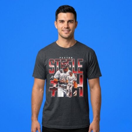 Peyton Steele 14 Alabama Crimson Tide Baseball Shirt