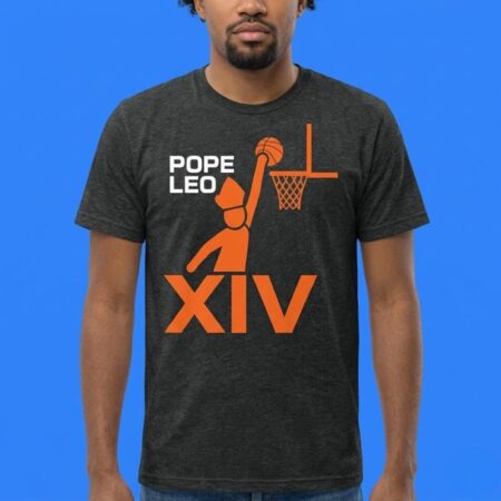 Pope Leo XIV's NY Dunk Basketball Shirt