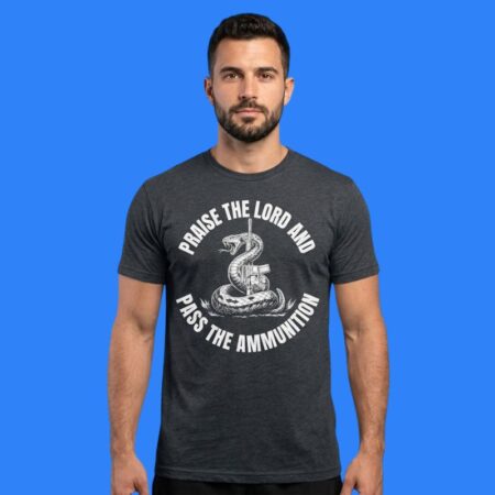 Praise The Lord And Pass The Ammunition Snake Shirt