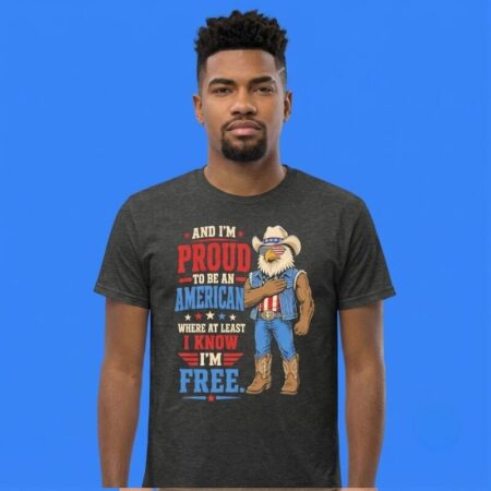 Proud To Be An American Patriotic Eagle Shirt