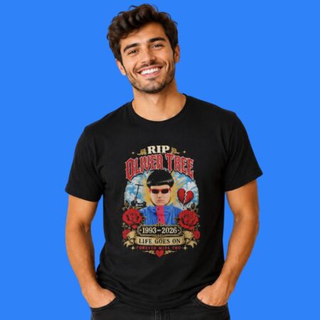 RIP Oliver Tree 1993-2026 Life Goes On Official Fan Tee