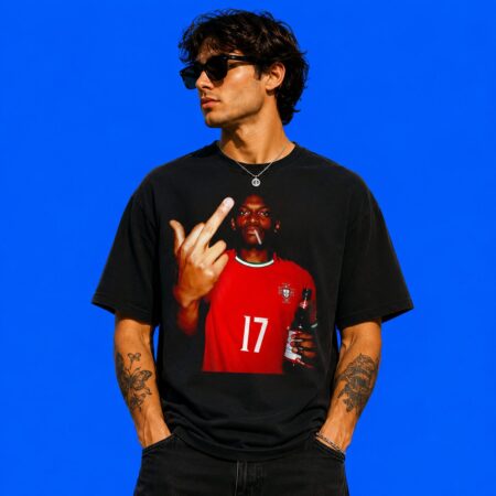 Rafael Leao Portugal Middle Finger Soccer Shirt