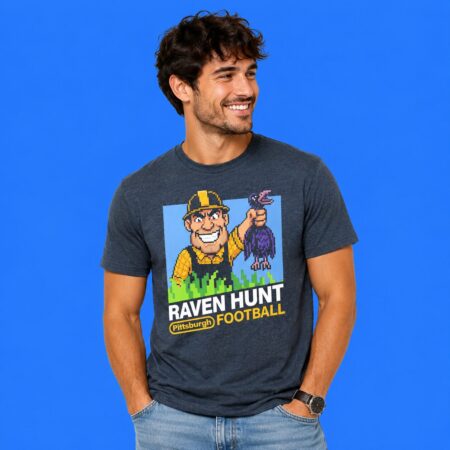 Raven Hunt Pittsburgh Football Tee