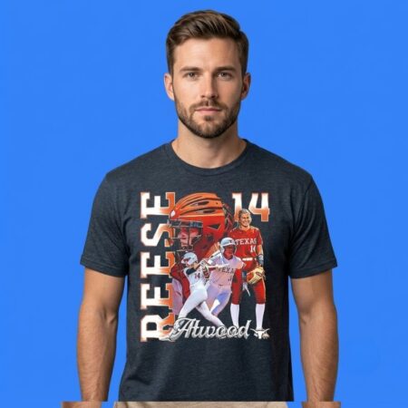 Reese Atwood #14 Texas Longhorns Softball Vintage T-Shirt