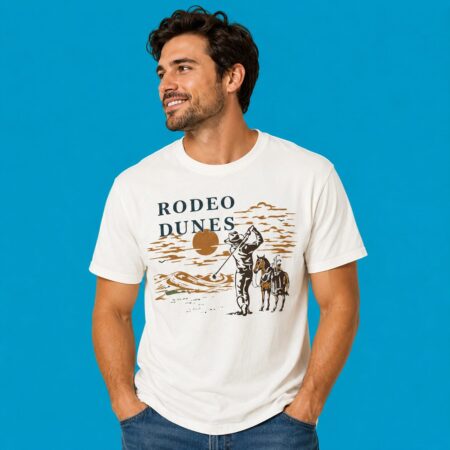 Rodeo Dunes Golf Cowboy Graphic Shirt
