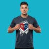 SF 49ers Penn State Scratch Logo Tee