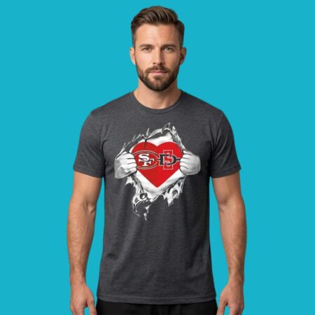 SF 49ers San Diego State Scratch Tee