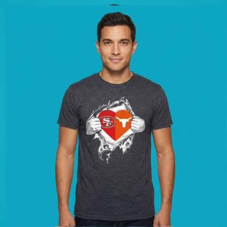 SF 49ers Texas Longhorns Scratch Tee