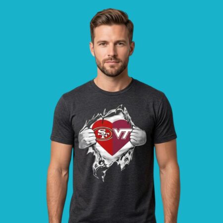 SF 49ers Virginia Tech Scratch Tee