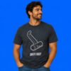 Safety First Funny Caution Logo Shirt