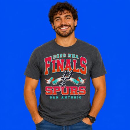 San Antonio Spurs 2026 NBA Finals 90s Airbrush Vintage Tee