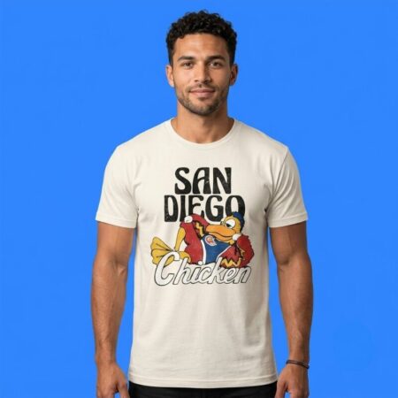 San Diego Padres Chicken mascot shirt retro tee