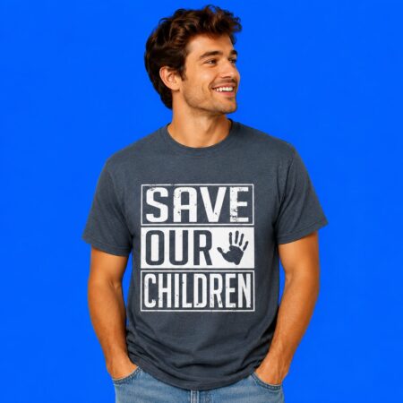 Save Our Children Awareness Vintage Ribbon Shirt