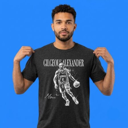 Shai Gilgeous-Alexander Thunder Mono Signature Shirt