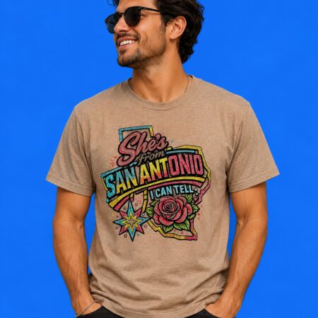 She From San Antonio Spurs I Can Tell Rose Shirt