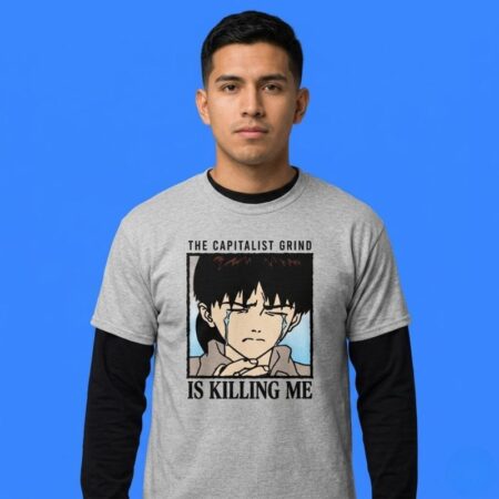 Shinji Ikari The Capitalist Grind Is Killing Me Shirt