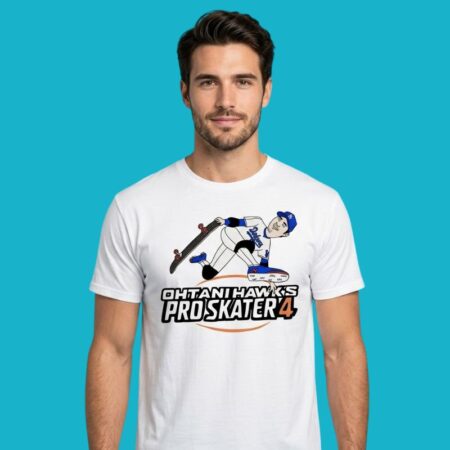 Shohei Ohtani Los Angeles Dodgers Ohtani Hawk's Pro Skater 4 T-Shirt