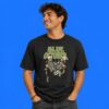 Skeleton Blue October I Just Wanna Hang Out With You 2-Sided T-Shirt