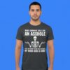Skeleton Warm Feeling Inside Asshole Joke Shirt