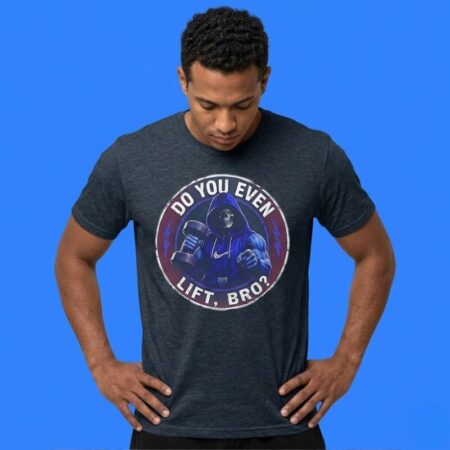 Skeleton do you even lift bro shirt gym apparel