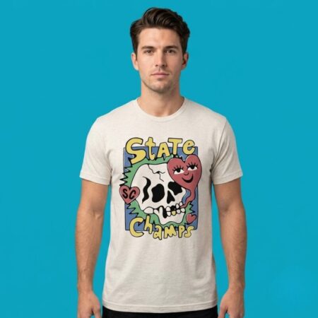 Skull Heart State Champs Graphic Tee