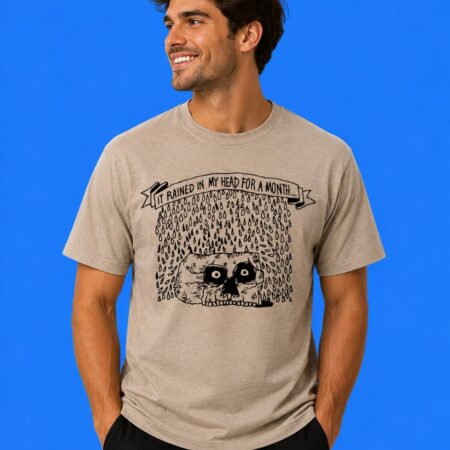 Skull It Rained In My Head For A Month Shirt