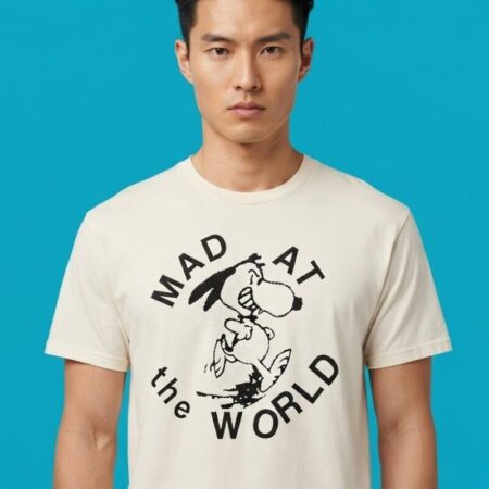 Snoopy Mad At The World Graphic Shirt