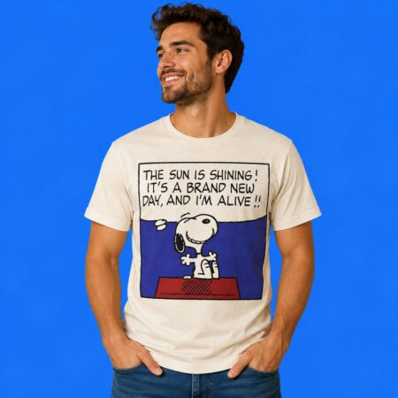 Snoopy the sun is shining brand new day shirt