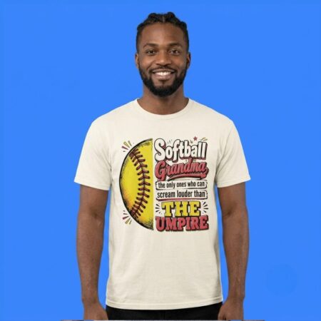 Softball Grandma Louder Than The Umpire Shirt