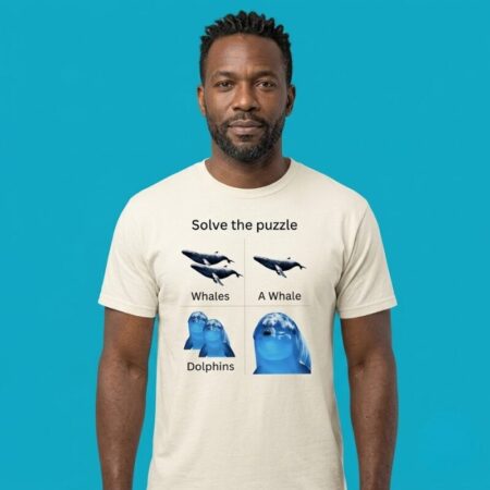 Solve The Puzzle Whale Dolphin Shirt