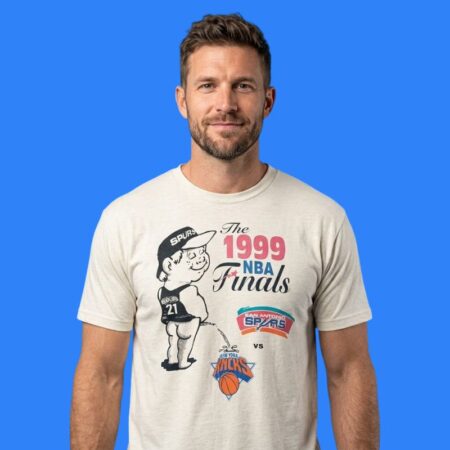 Spurs Piss On The Knicks The 1999 NBA Finals Vintage Tee
