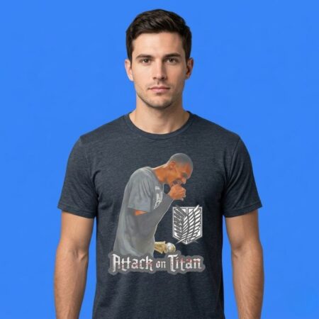 Spurs Victor Wembanyama Attack on Titan Parody Shirt