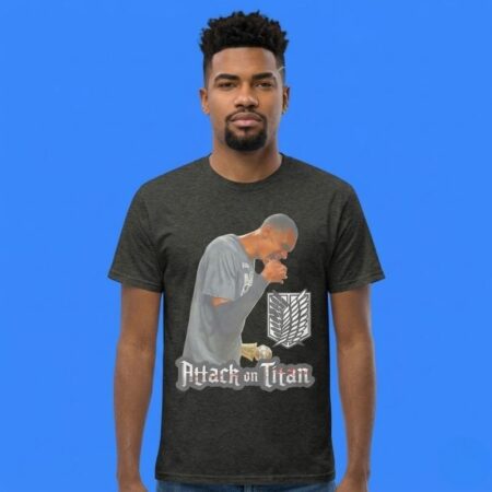 Spurs Victor Wembanyama Attack on Titan Parody Shirt