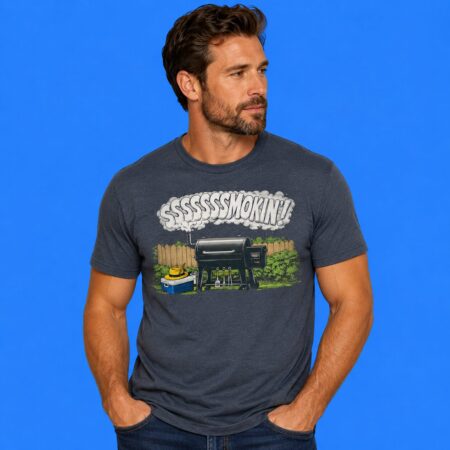 Ssssssmokin Pellet Grill Barbecue Graphic Shirt