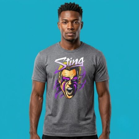 Sting Wrestling Legend WCW AEW T-Shirt