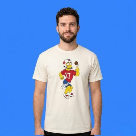 Stupid Sexy Josh Allen Bart Simpson Parody Graphic T-Shirt
