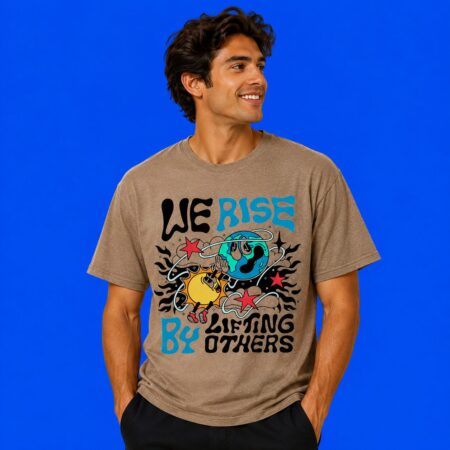 Sun And Earth We Rise By Lifting Others Graphic Shirt