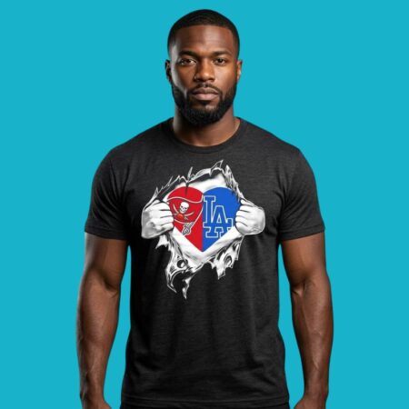 Tampa Bay Buccaneers LA Dodgers Scratch Tee