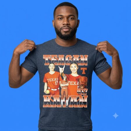 Teagan Kavan #17 Texas Longhorns Softball Graphic T-Shirt
