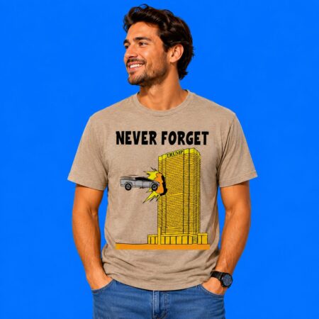 Tesla Cybertruck vs Trump Never Forget Political Shirt
