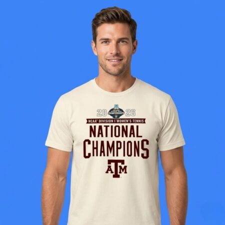 Texas A&M Aggies 2026 Women's Tennis Champions Shirt