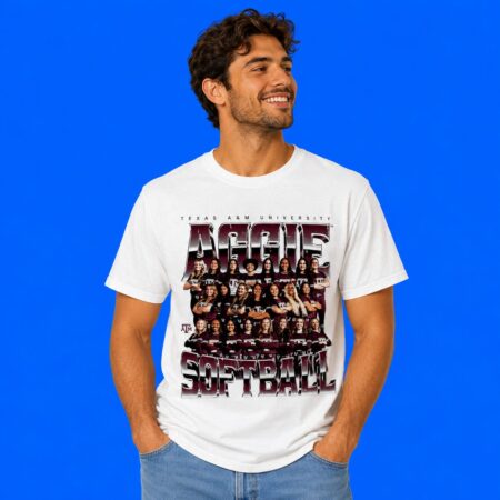 Texas A&M University Softball Team Collage Shirt