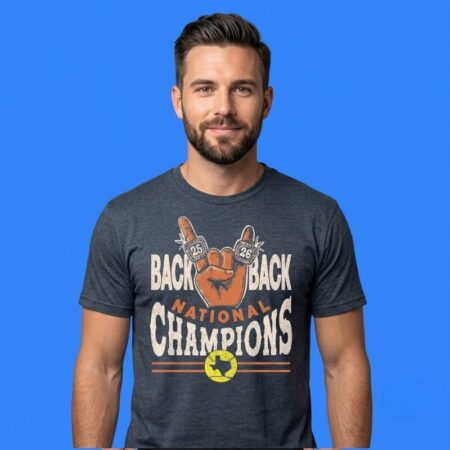 Texas Longhorn Back-to-Back 2025-2026 National Champions T-Shirt