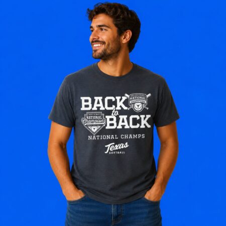 Texas Longhorn Softball Back-to-Back 2026 National Champions T-Shirt