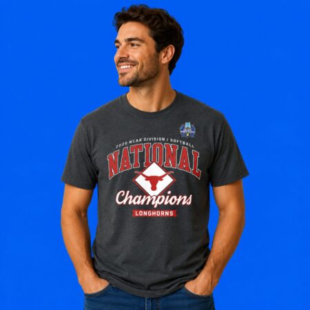 Texas Longhorns 2025-2026 Softball National Champions 2-Sided T-Shirt
