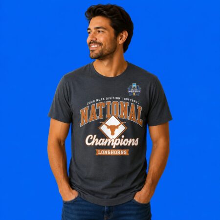 Texas Longhorns 2026 NCAA Softball National Champions 2-Sided T-Shirt