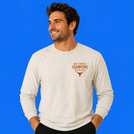 Texas Longhorns 2026 NCAA Softball WCWS Mascot 2-Sided T-Shirt