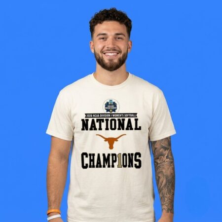 Texas Longhorns 2026 Softball Women’s National Champions T-Shirt
