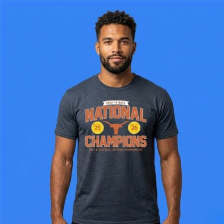 Texas Longhorns Back To Back NCAA Softball Champions Shirt